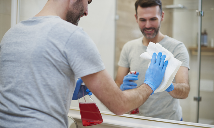Toilet and bathroom cleaning