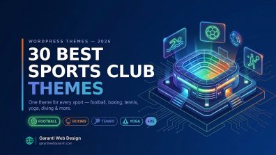 30 Mejores Temas WordPress Club Deportivo 2026 (Cada Deporte)