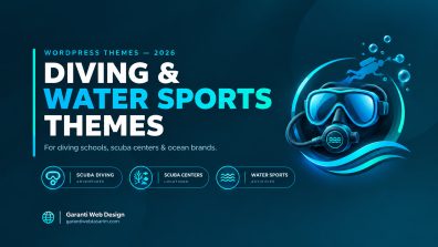 2 Mejores Temas WordPress de Buceo y Deportes Acuáticos para 2026