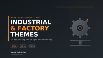 7 Best Industrial & Factory WordPress Themes for 2026